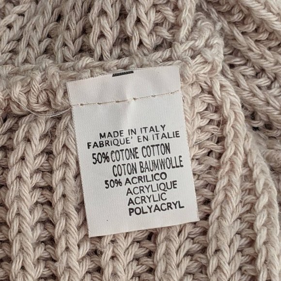 Koby Knit Cream Relaxed Sweater. Medium size. - Picture 11 of 14